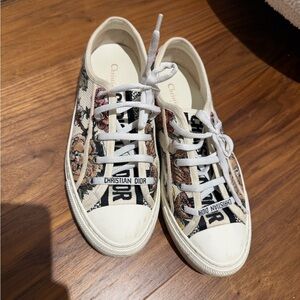 Christian Dior Floral Sneakers Walk 'n' cloth trainers